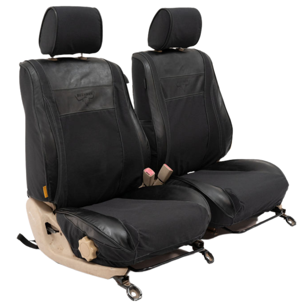 Legacy Plus canvas and leather seat cover custom fit UK car interior protective comfortable