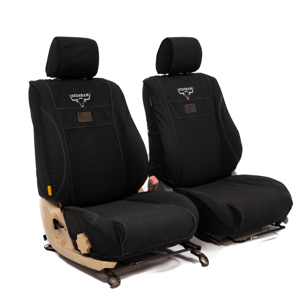 Deluxe cotton-canvas seat cover custom fit UK car interior protective comfortable