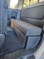 Deluxe Rear Bench – Full view charcoal canvas