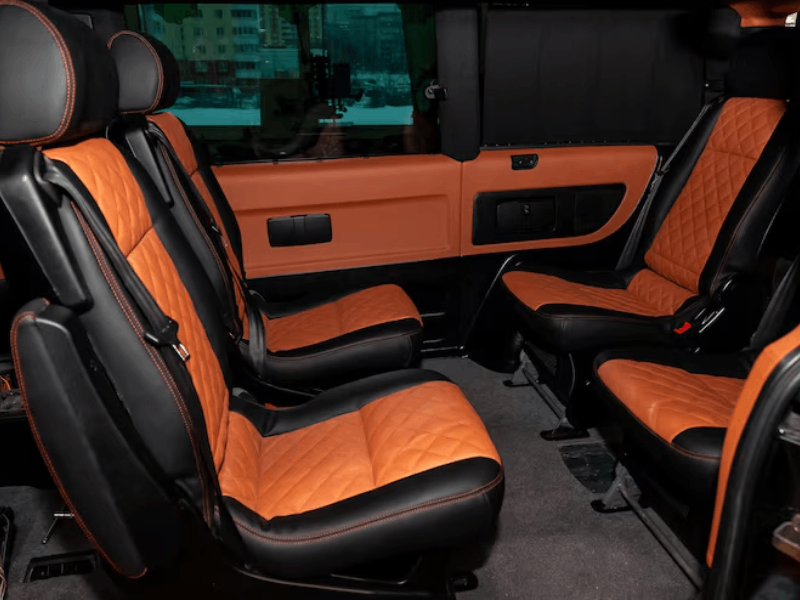 Leather seat covers for 4x4